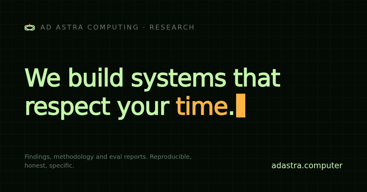 Ad Astra Computing Research